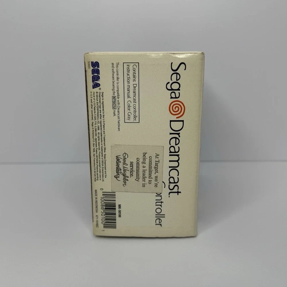 Sega Dreamcast Controller Gray OEM Brand New In Box MK-50100